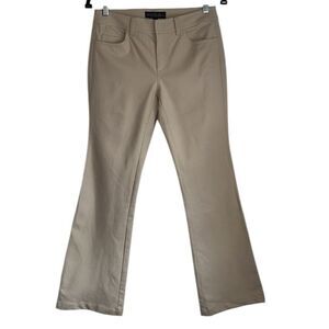 Lafayette 148 New York beige tan mini flare pants size 0 petite